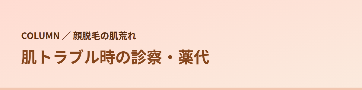 肌トラブル時の診察・薬代｜8院の公式の書き方