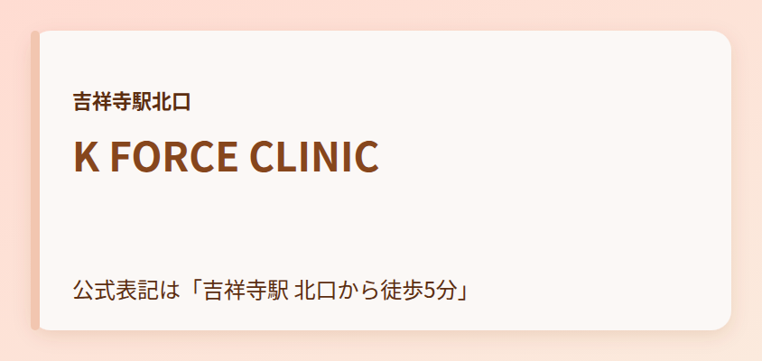 K FORCE CLINIC