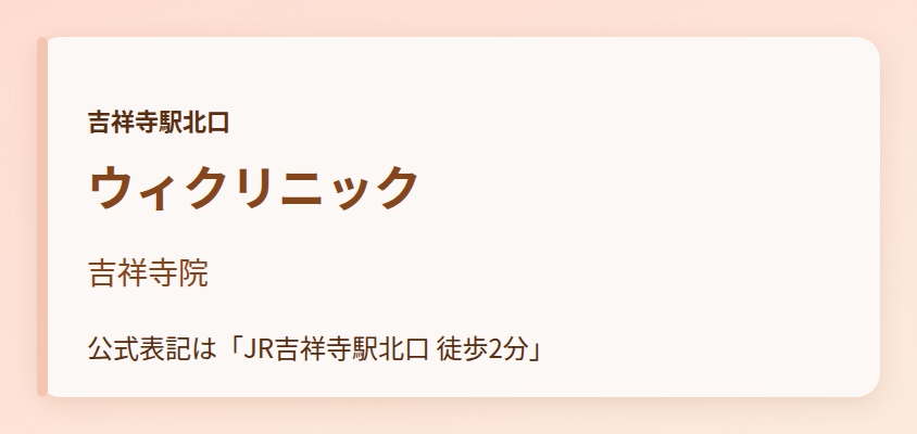 ウィクリニック
