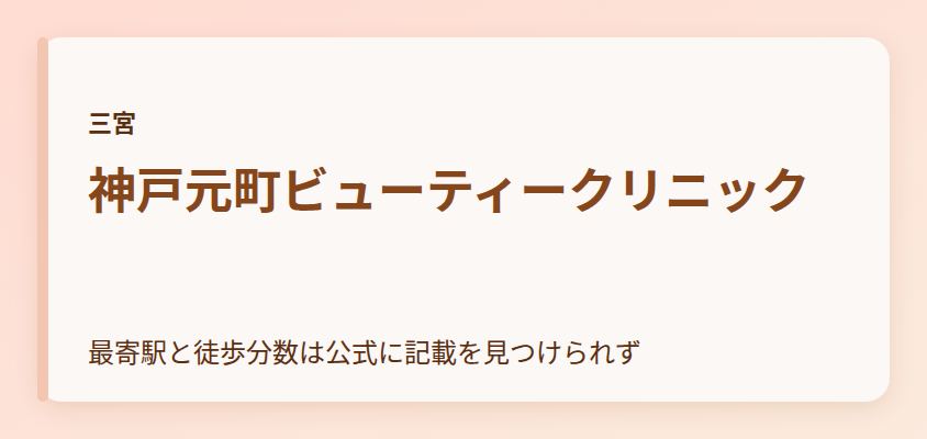 神戸元町ビューティークリニック