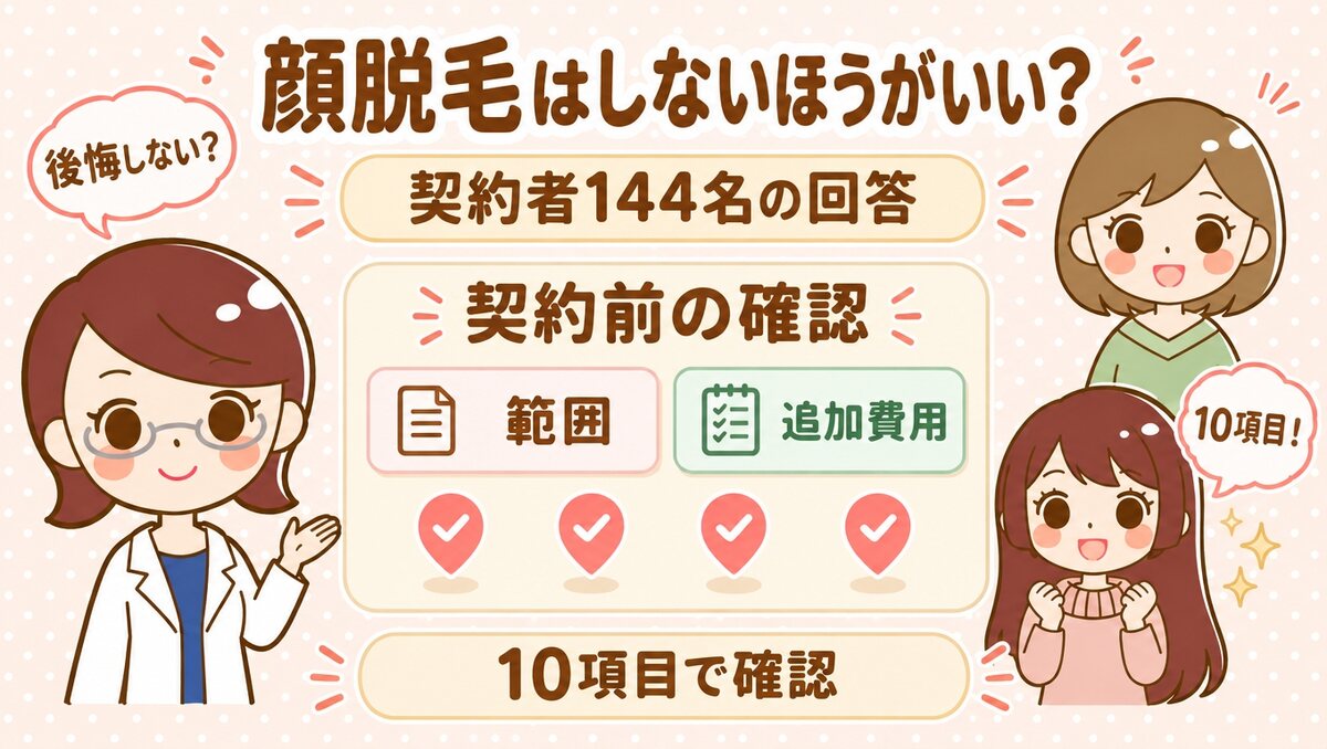 顔脱毛はしないほうがいい?|すがおラボ アイキャッチ