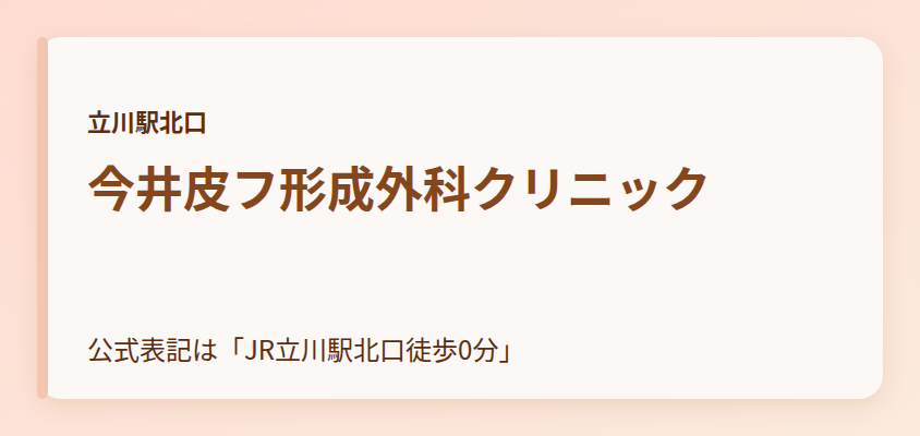 今井皮フ形成外科クリニック