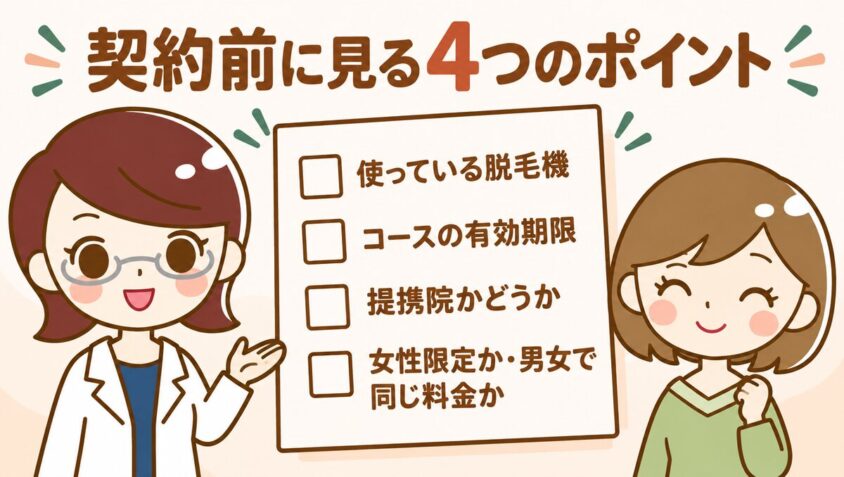 後悔しないクリニックの選び方